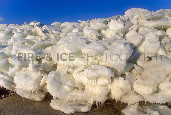 Ice Blocks, Point of Rocks Beach, Brewster