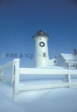 Nobska Light in Winter, Woods Hole