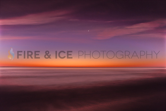 Sunset, Moonset, Cape Cod